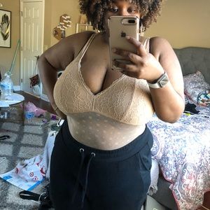 Forever 21 Plus Sheer Bodysuit